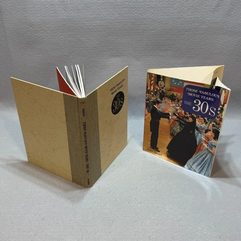 Vintage 1975 Those Fabulous Movie Years The 30s Clark Gable Marx 1st Ed HC DJ